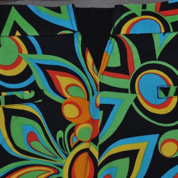 Loudmouth Golf Heritage Bermuda Short Shagadelic Black 40" - Picture 4 of 5